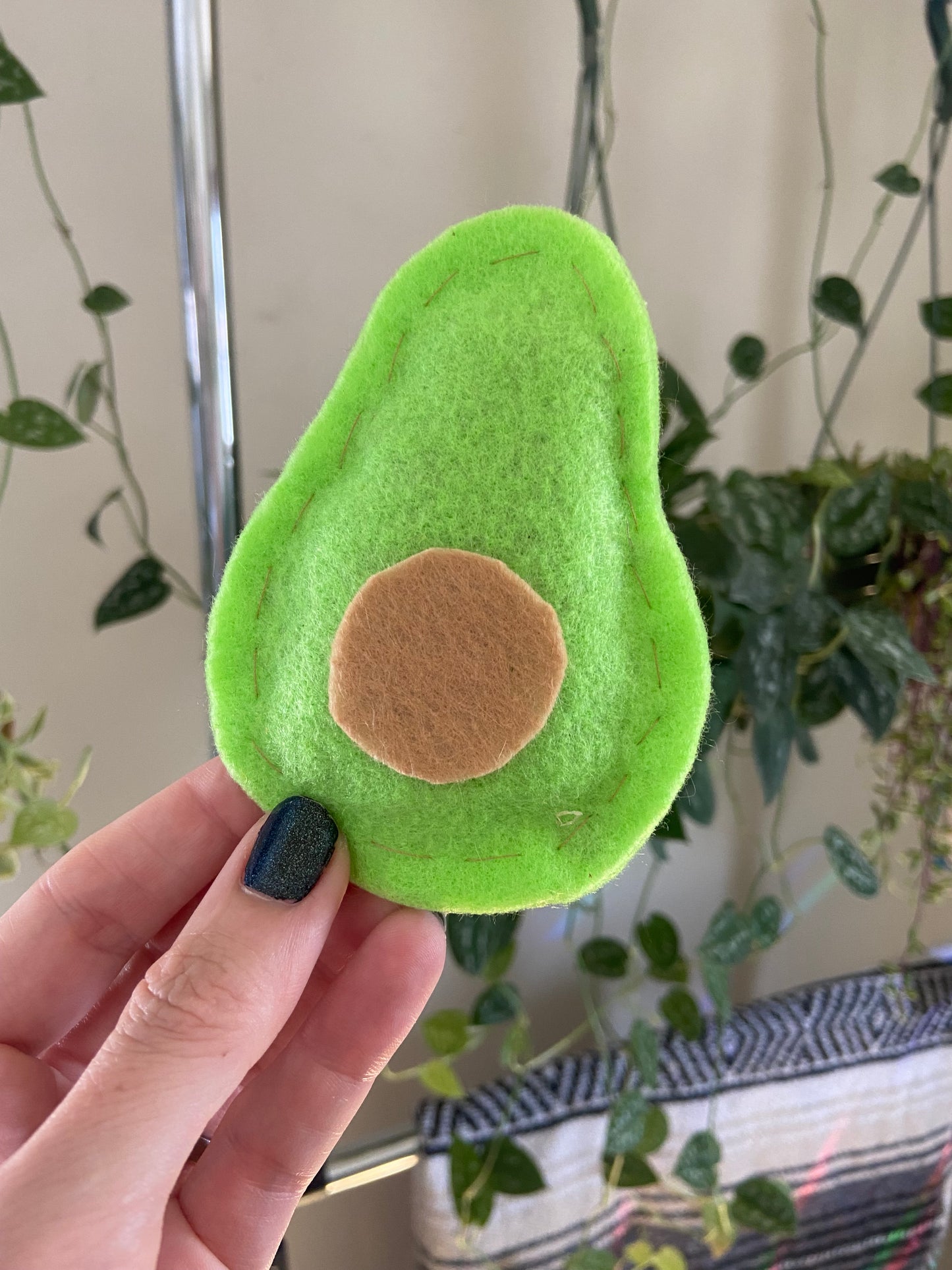 Avocado catnip toy