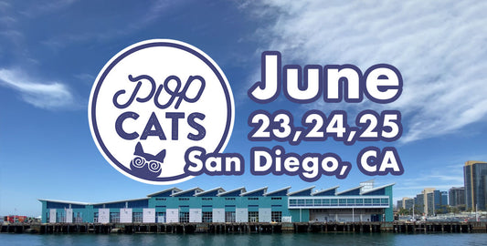 Pop Cats San Diego, California - June 23, 24 & 25th - Chips Toys Booth