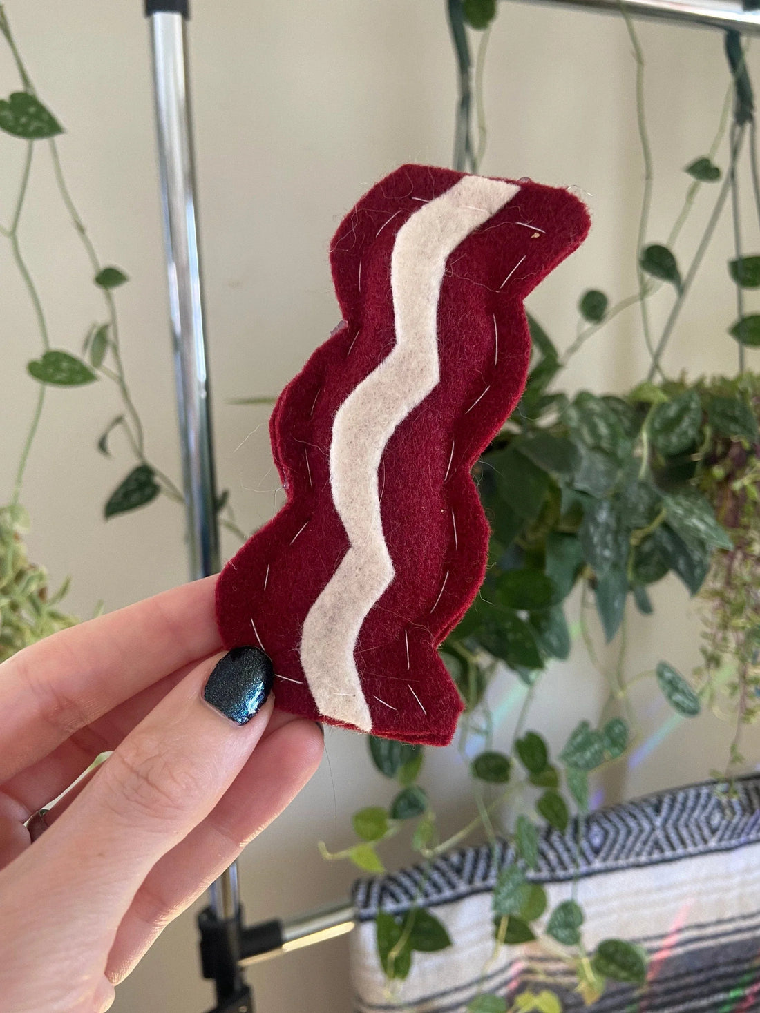 Bacon Catnip Toy for Cats - Sizzzling Good Vegan Cat Toy