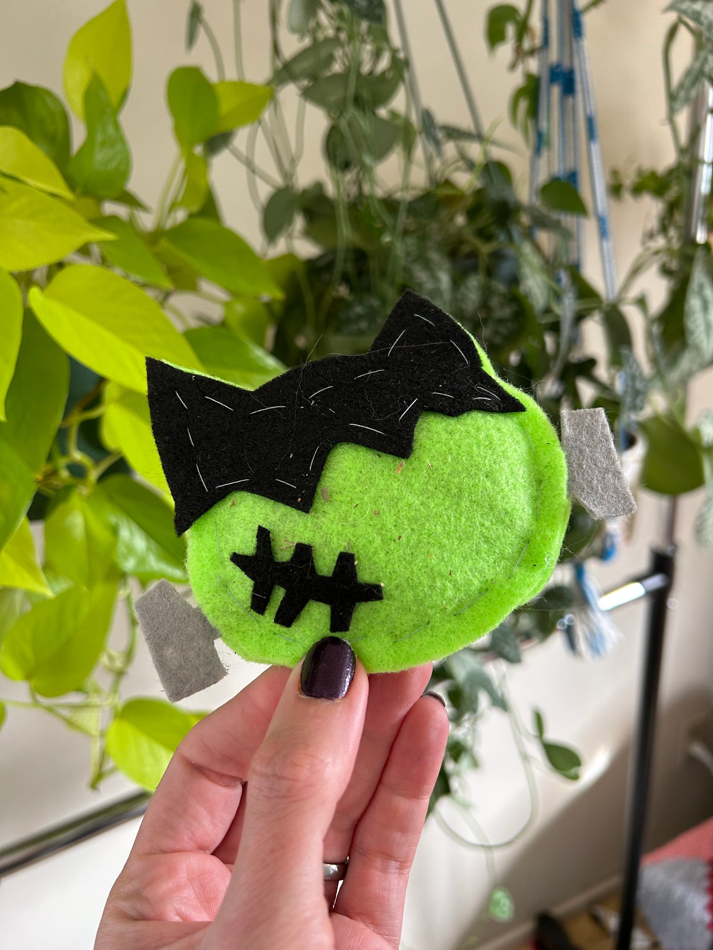 Frankenstein's Monster catnip cat toy