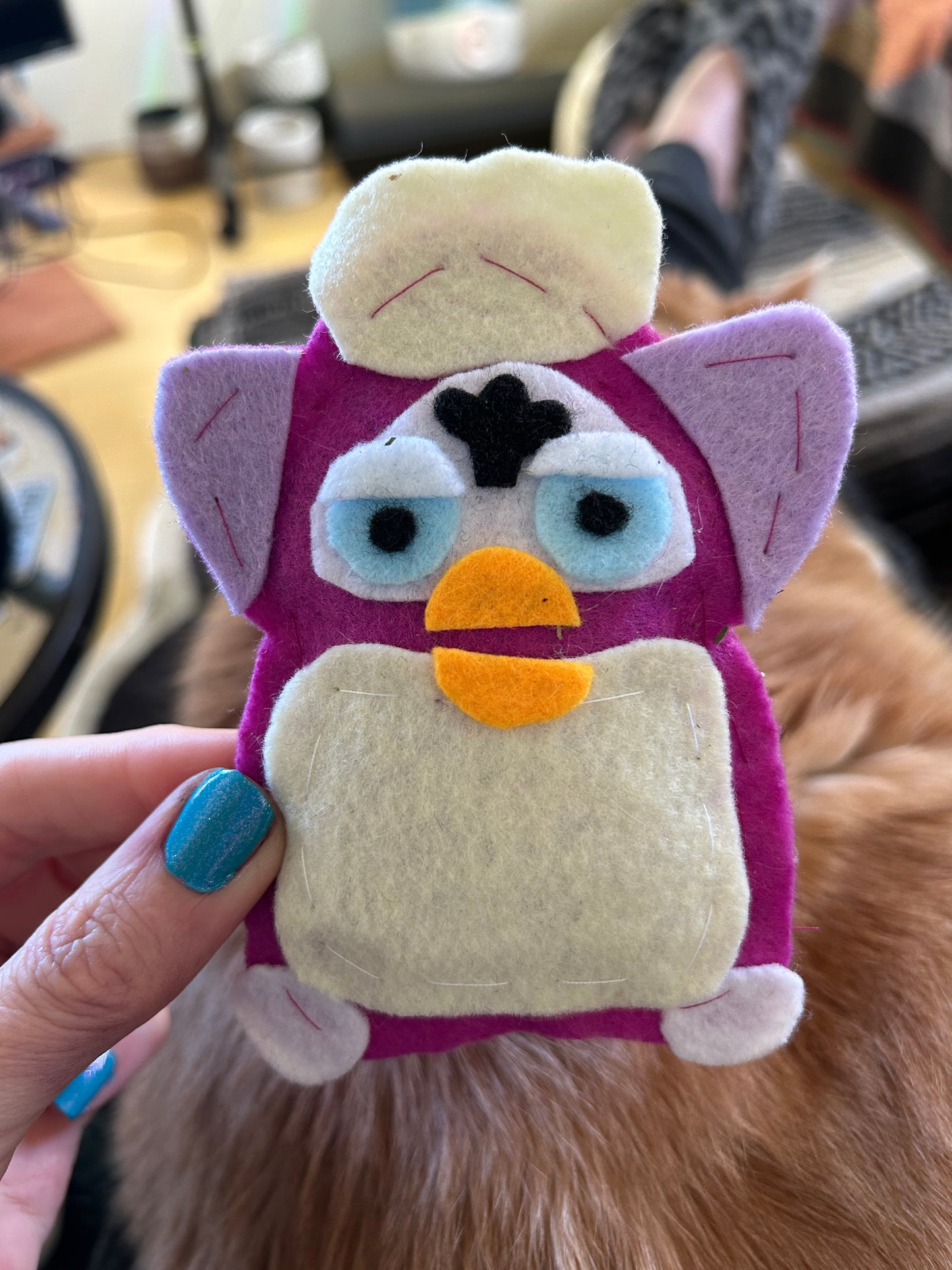 Furby baby catnip toy