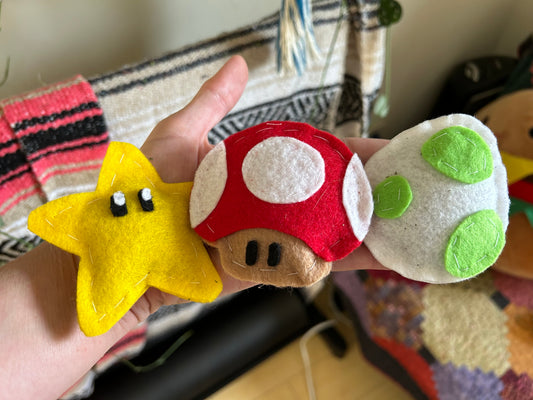 Mario catnip toy bundle