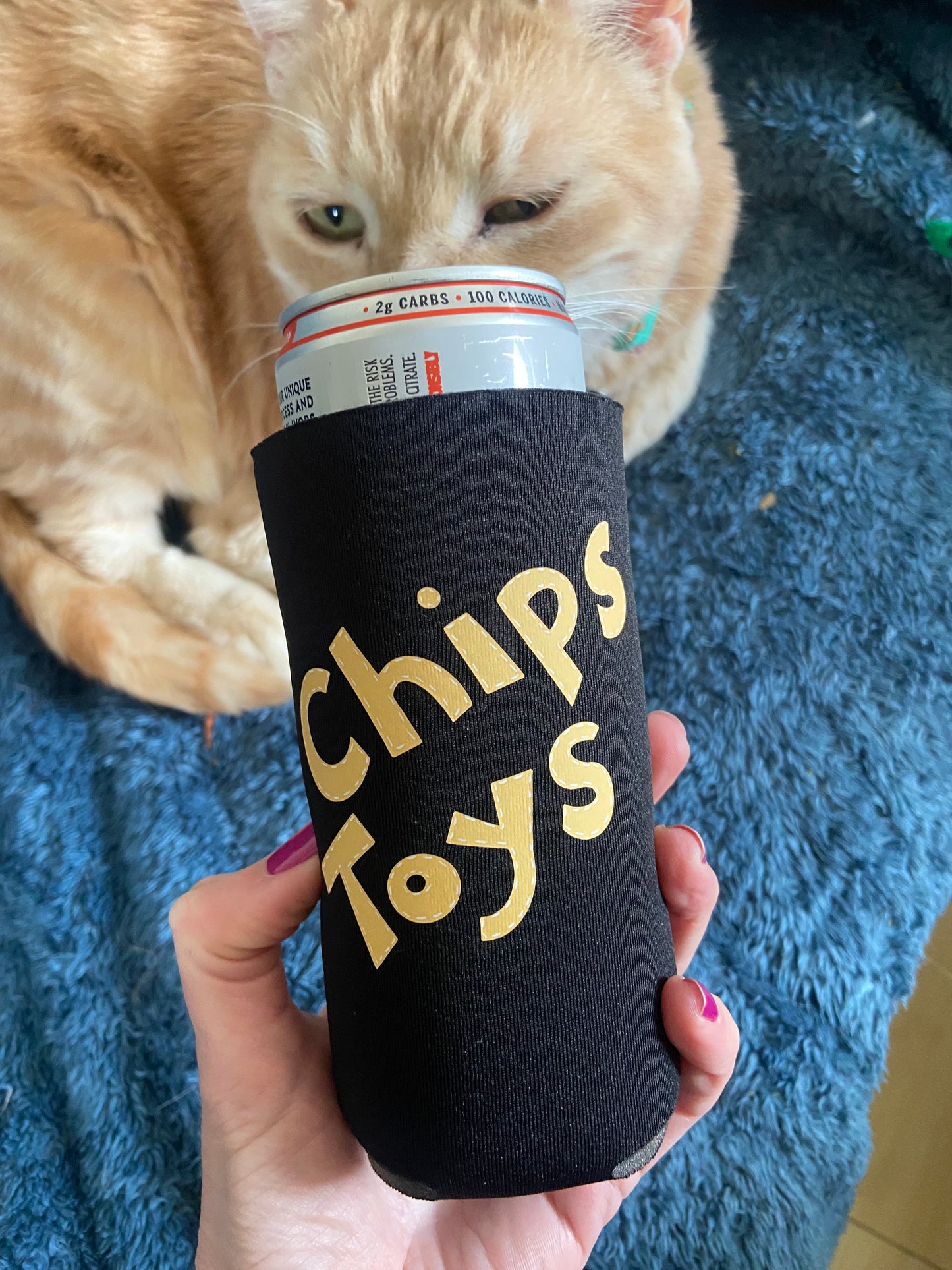Chips drink coozies