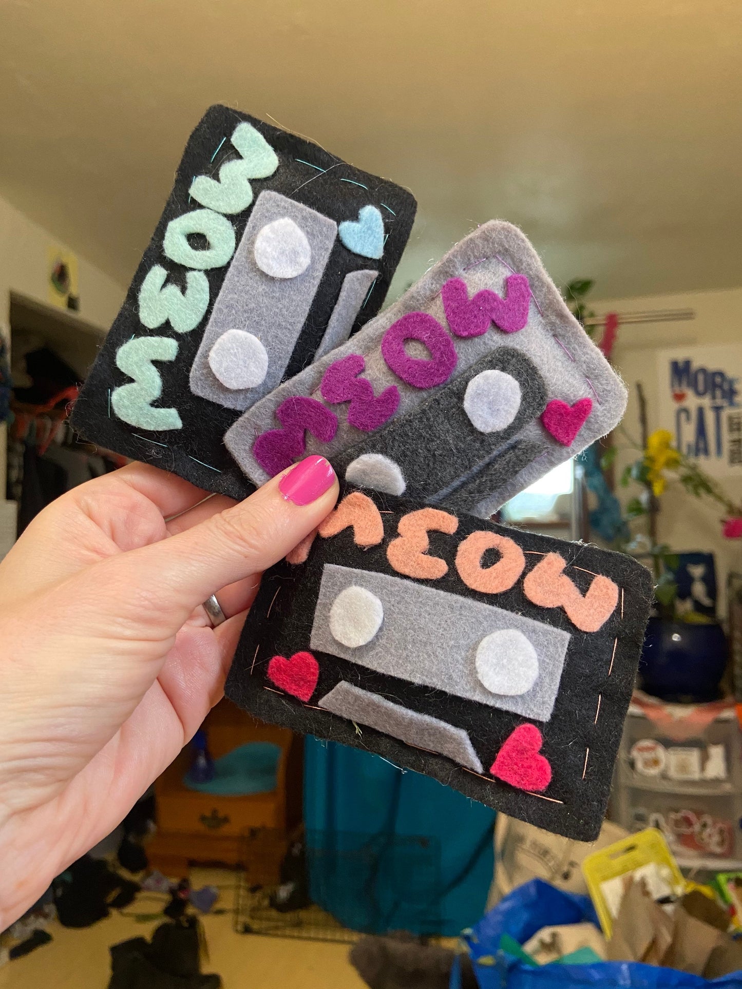 Meow mix tapes - catnip cat toys