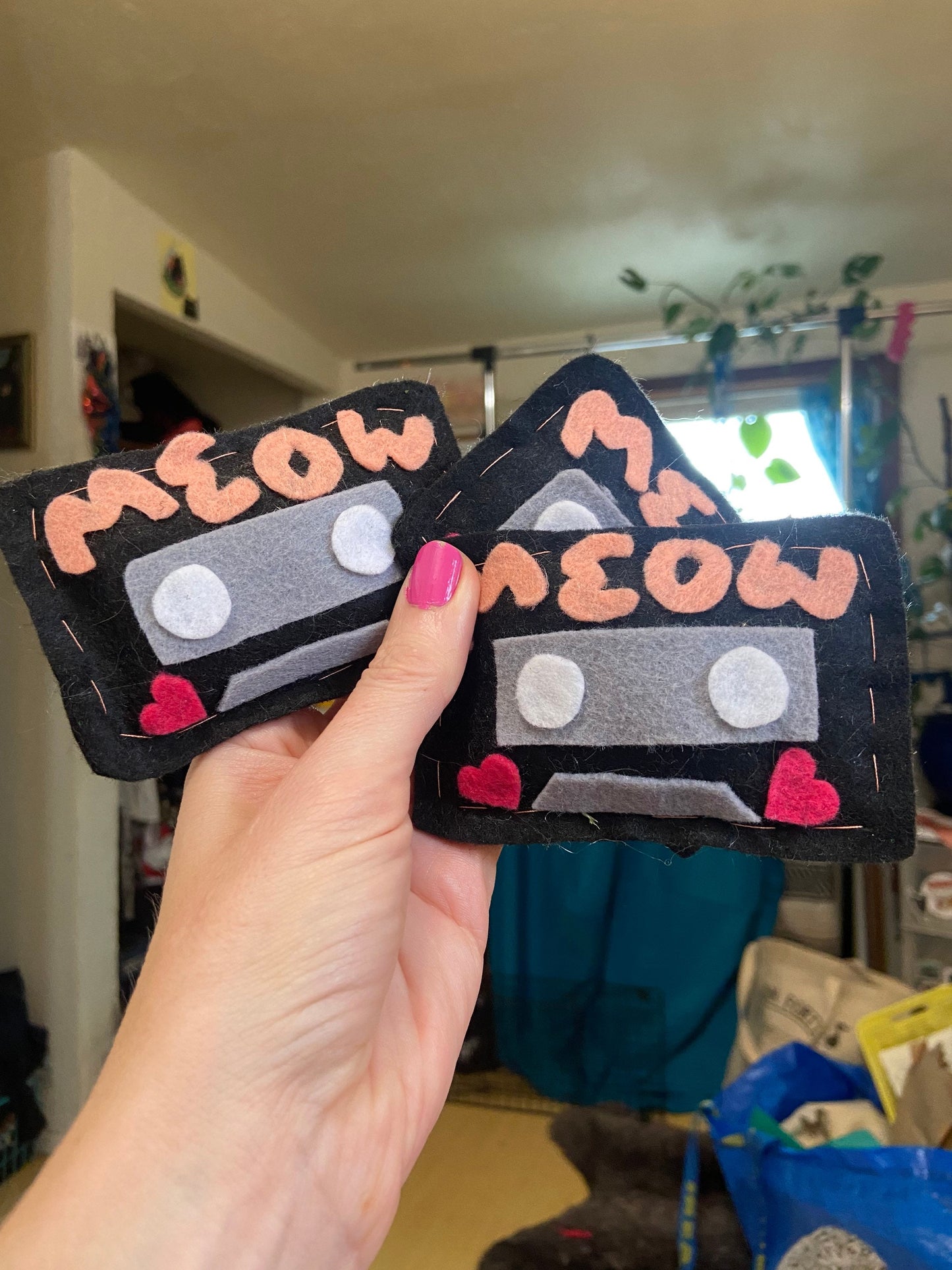 Meow mix tapes - catnip cat toys